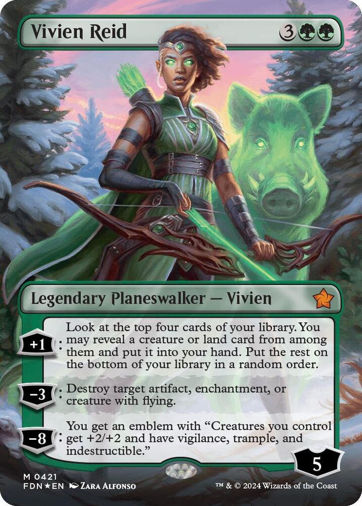 Vivien Reid (Borderless) (Mana Foil) card image