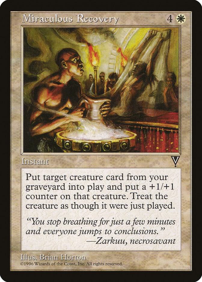 Miraculous Recovery card image