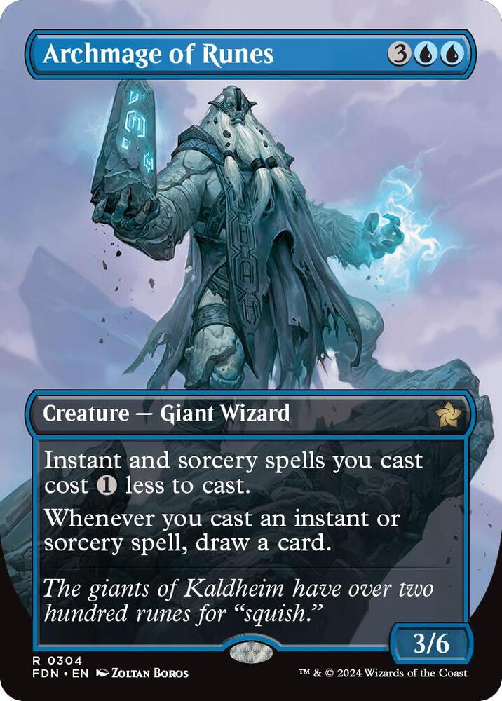 Archmage of Runes (Borderless) card image