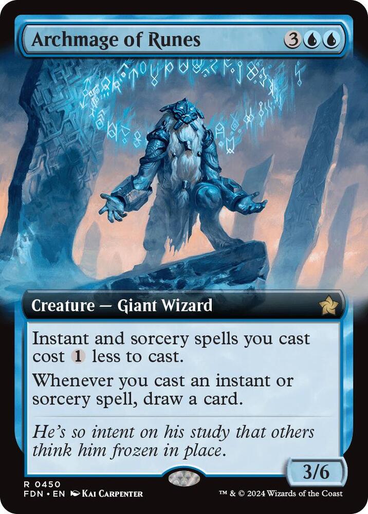 Archmage of Runes (Extended Art) card image
