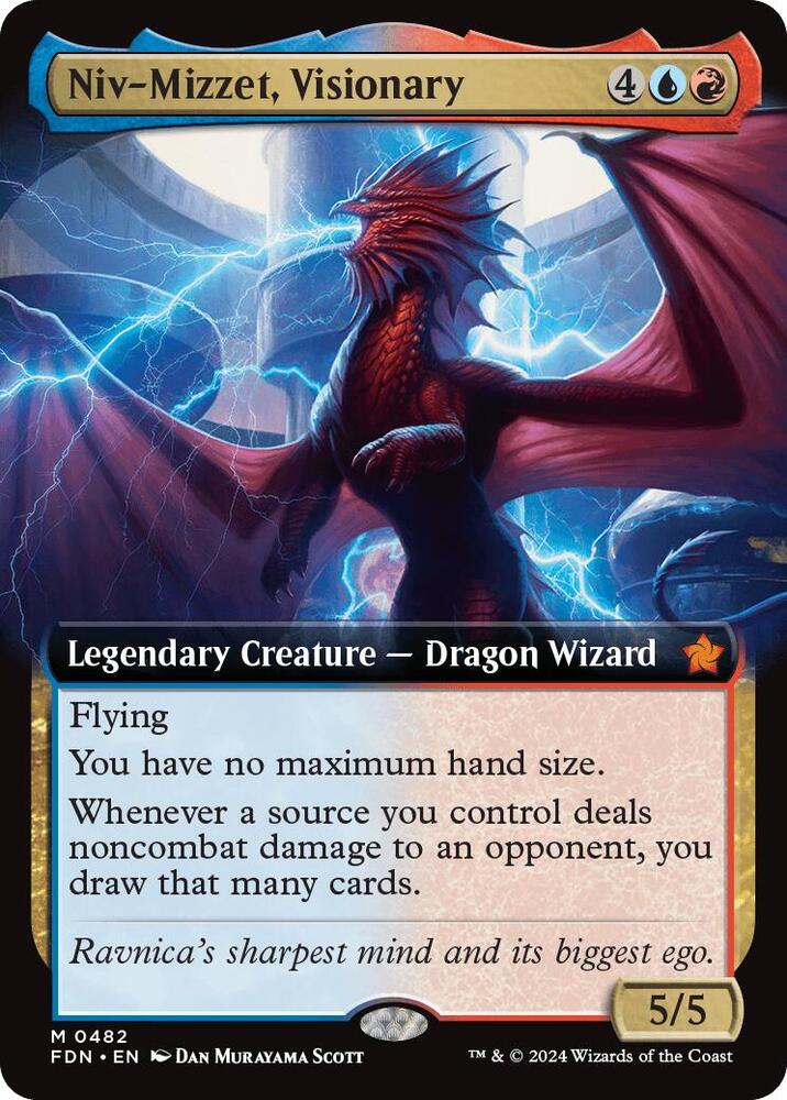 Niv-Mizzet, Visionary (Extended Art) card image
