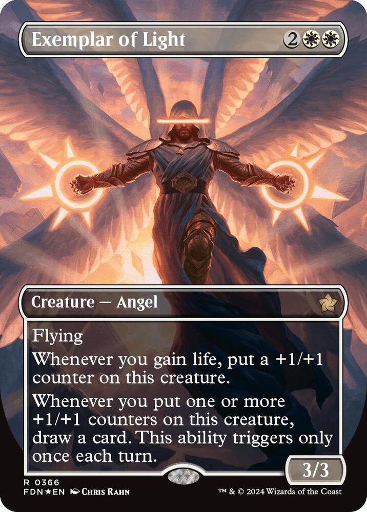 Exemplar of Light (Borderless) (Mana Foil) card image