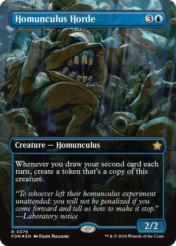 Homunculus Horde (Borderless) (Mana Foil) card image