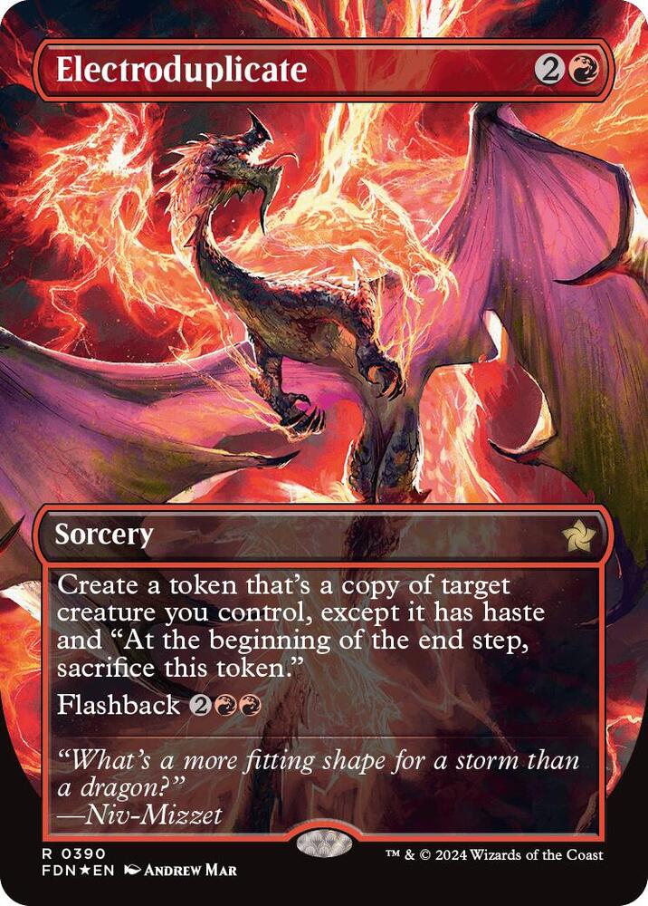 Electroduplicate (Borderless) (Mana Foil) card image