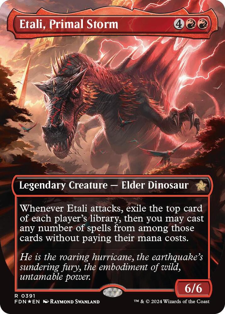 Etali, Primal Storm (Borderless) (Mana Foil) card image