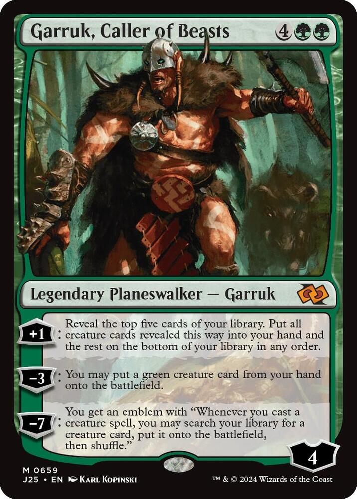 Garruk, Caller of Beasts card image