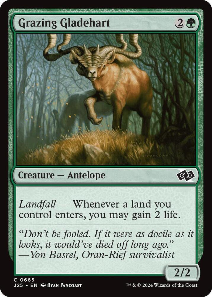 Grazing Gladehart card image
