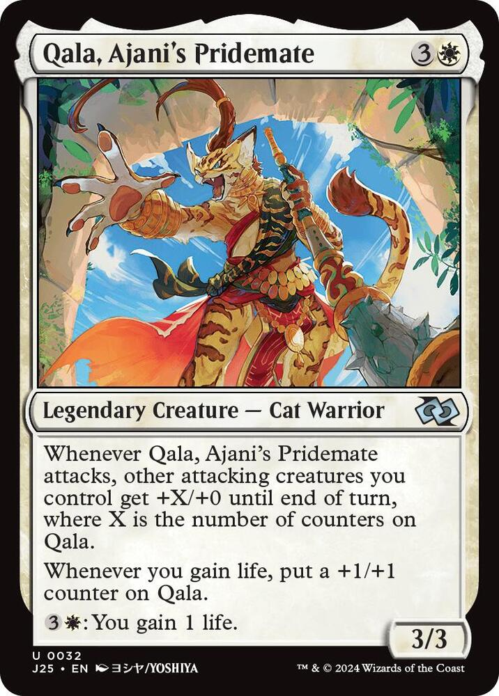 Qala, Ajani's Pridemate (Anime) card image