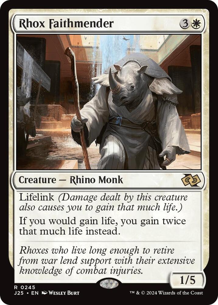 Rhox Faithmender card image