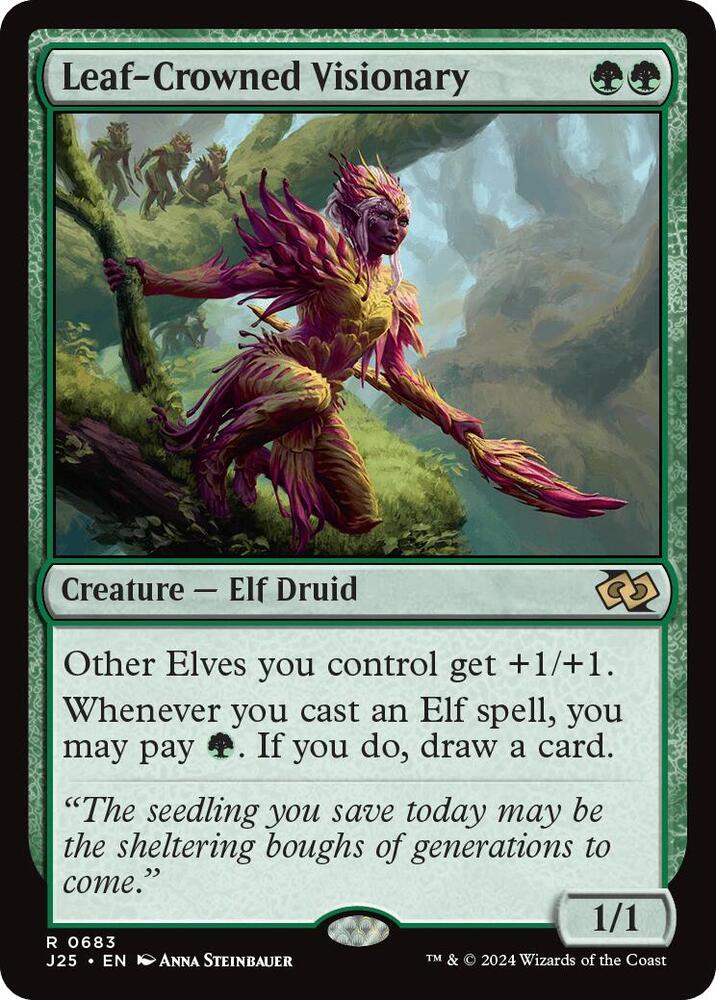 Leaf-Crowned Visionary card image
