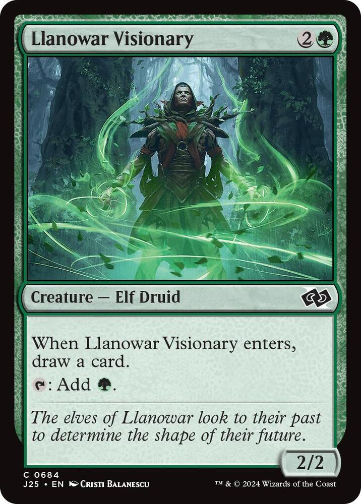 Llanowar Visionary card image