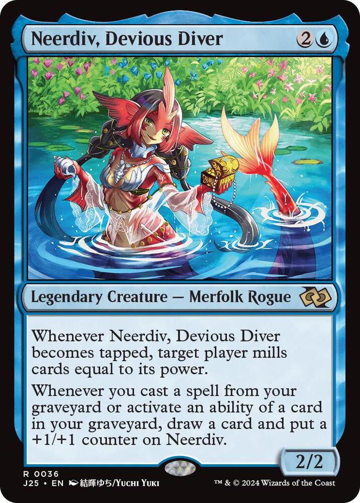 Neerdiv, Devious Diver (Anime) card image