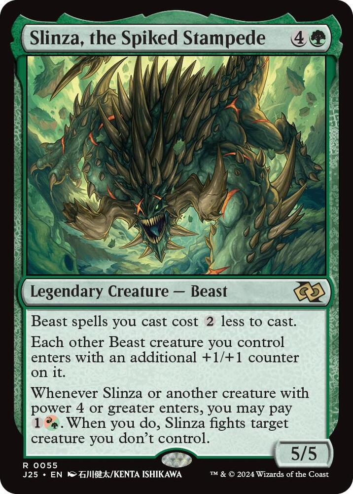 Slinza, the Spiked Stampede (Anime) card image