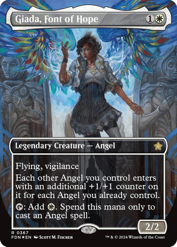 Giada, Font of Hope (Borderless) (Mana Foil) card image
