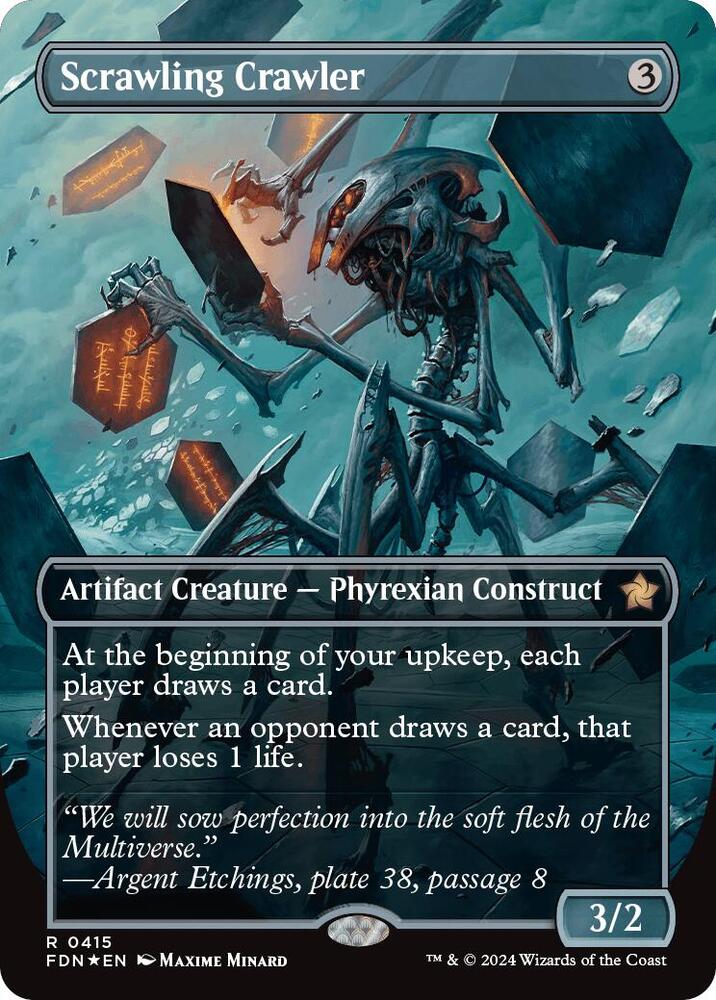Scrawling Crawler (Borderless) (Mana Foil) card image
