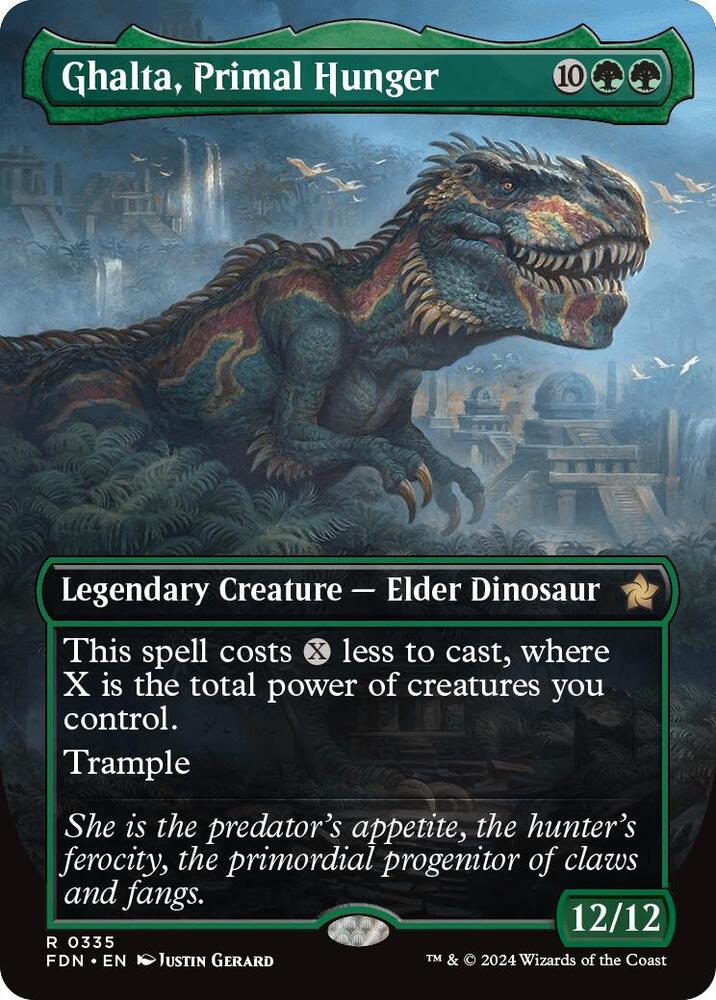 Ghalta, Primal Hunger (Borderless) card image
