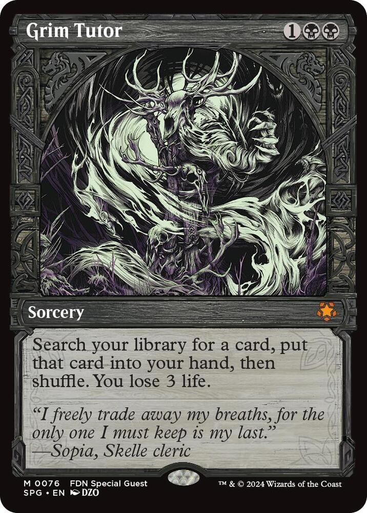 Grim Tutor (Showcase) card image