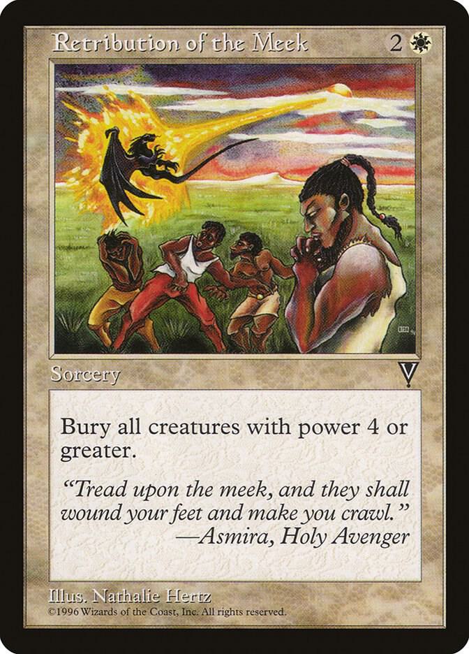 Retribution of the Meek card image