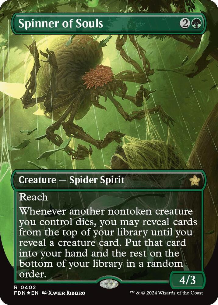 Spinner of Souls (Borderless) (Mana Foil) card image