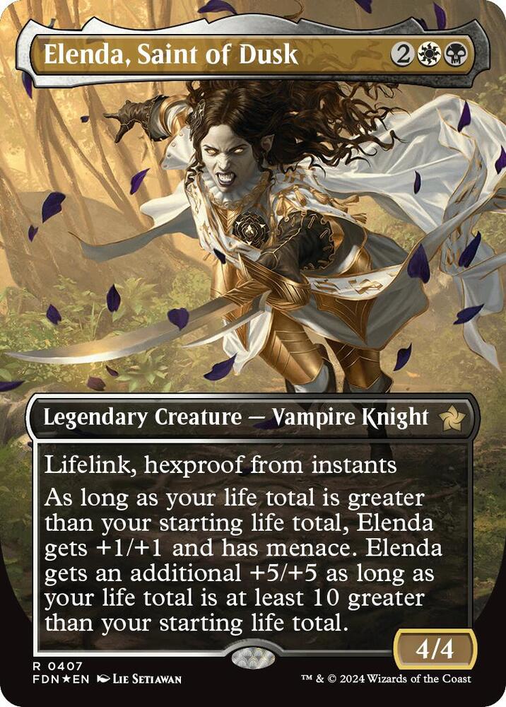 Elenda, Saint of Dusk (Borderless) (Mana Foil) card image