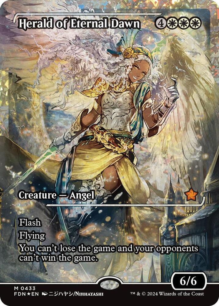 Herald of Eternal Dawn (Showcase) (Fracture Foil) card image