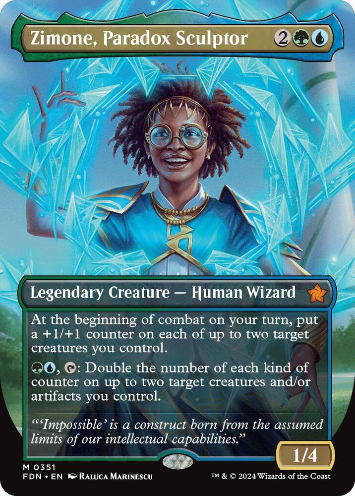 Zimone, Paradox Sculptor (Borderless) card image