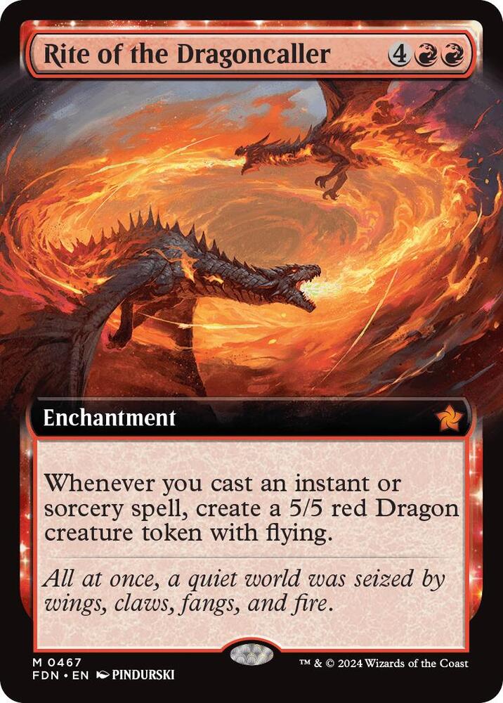 Rite of the Dragoncaller (Extended Art) card image