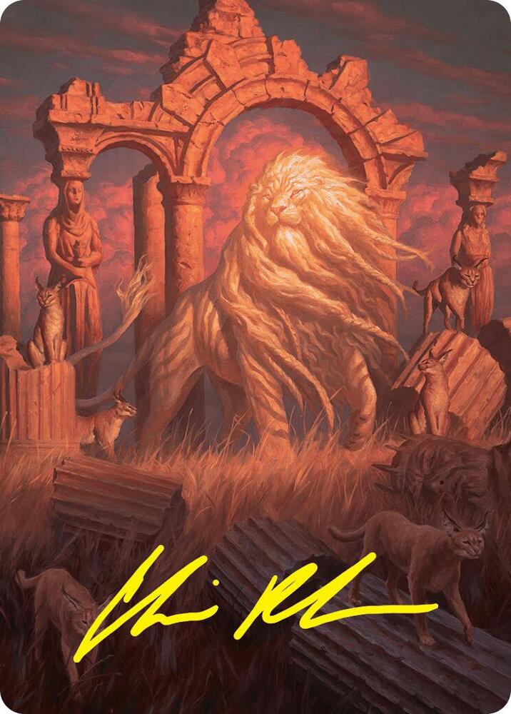 Arahbo, the First Fang Art Card (26/54) (Gold-Stamped Signature) card image