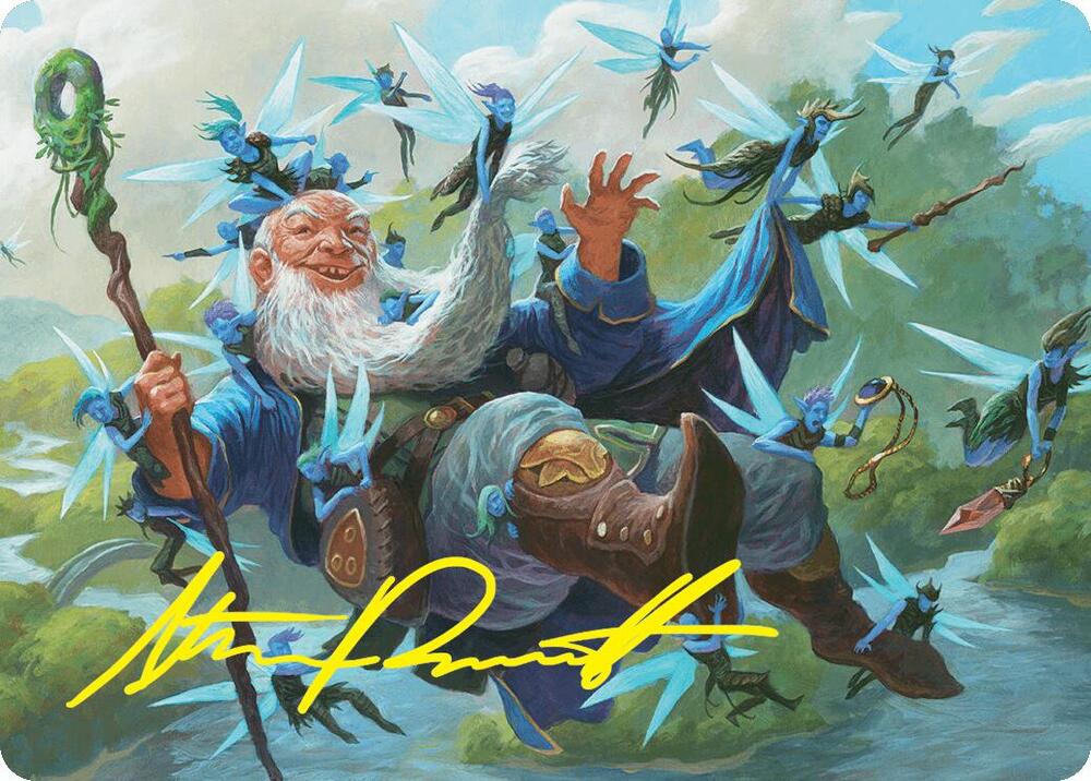 Mischievous Mystic Art Card (7/54) (Gold-Stamped Signature) card image