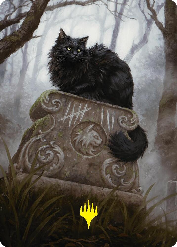 Nine-Lives Familiar 2 Art Card (36/54) (Gold-Stamped Planeswalker Symbol) card image