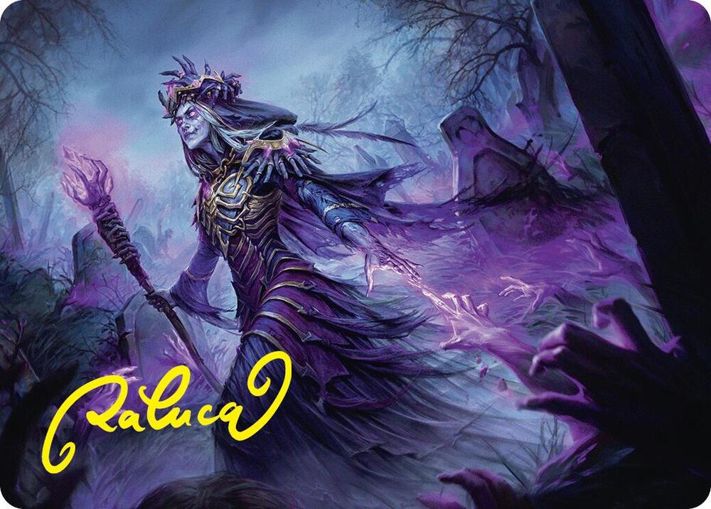 Zul Ashur, Lich Lord Art Card (10/54) (Gold-Stamped Signature) card image