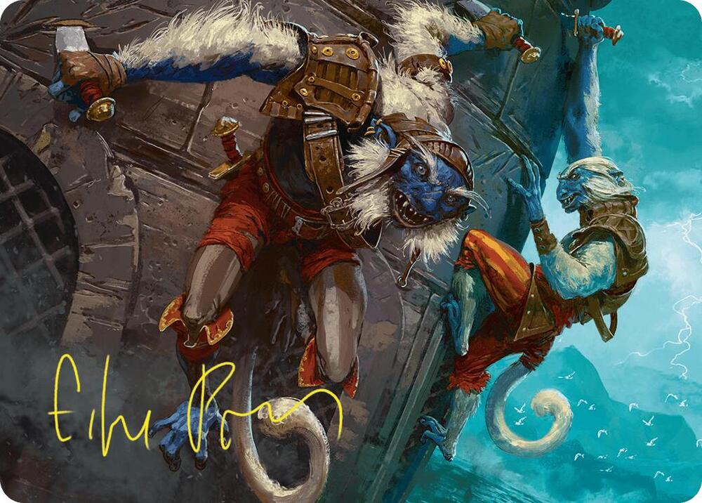 Goblin Boarders Art Card (11/54) (Gold-Stamped Signature) card image