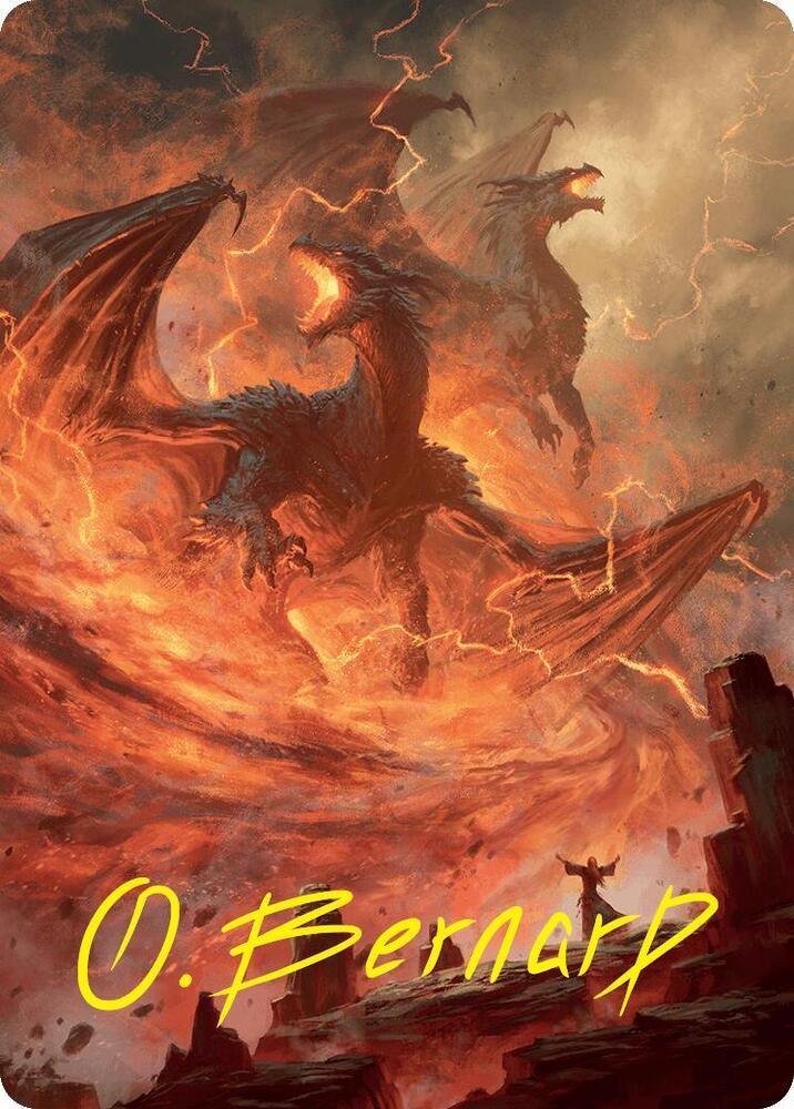 Rite of the Dragoncaller Art Card (38/54) (Gold-Stamped Signature) card image