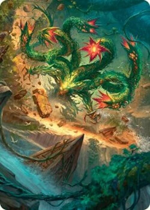 Mossborn Hydra Art Card (42/54) card image