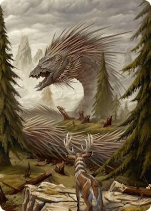 Quilled Greatwurm Art Card (44/54) card image
