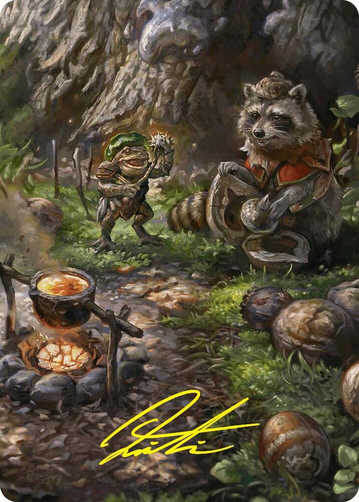 Sylvan Scavenging Art Card (46/54) (Gold-Stamped Signature) card image