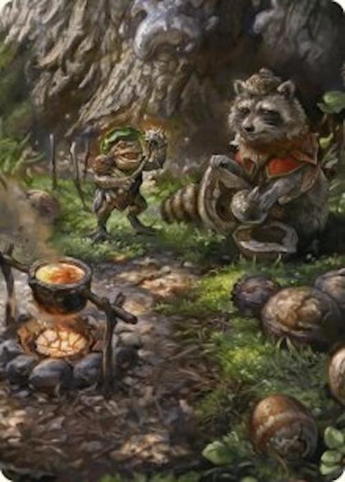Sylvan Scavenging Art Card (46/54) card image