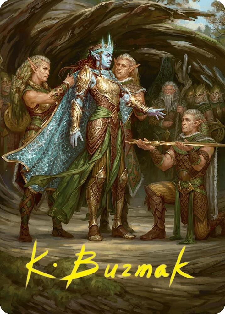 Lathril, Blade of the Elves Art Card (48/54) (Gold-Stamped Signature) card image