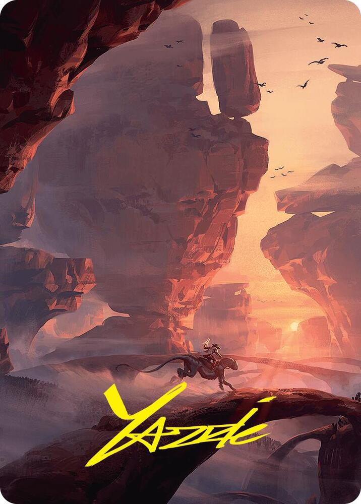 Mountain Art Card (24/54) (Gold-Stamped Signature) card image