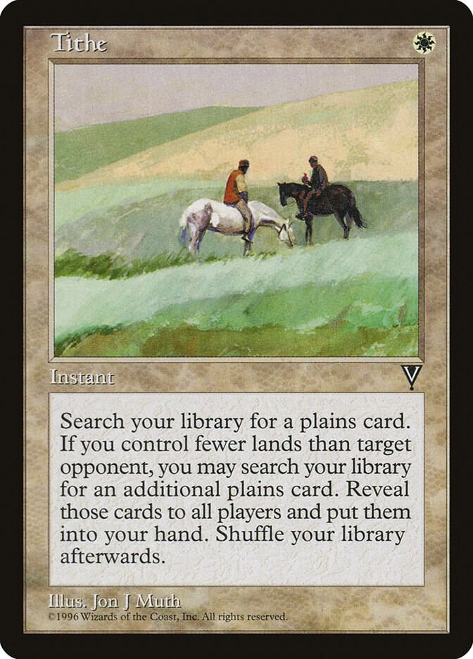 Tithe card image