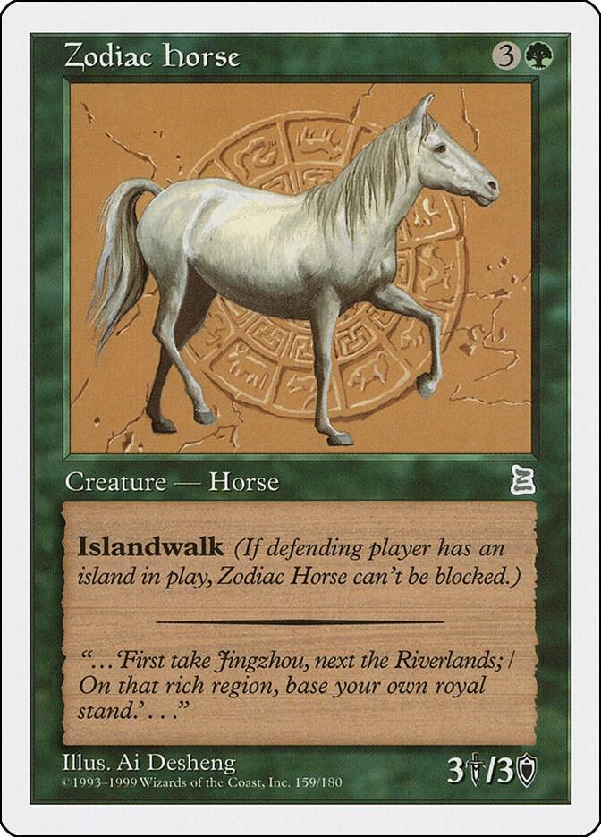 Zodiac Horse card image