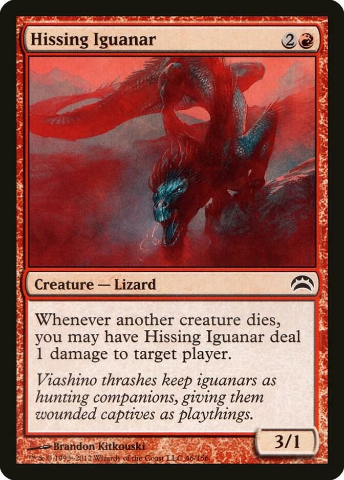 Hissing Iguanar card image