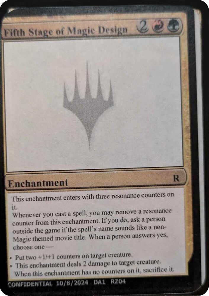 Fifth Stage of Magic Design card image