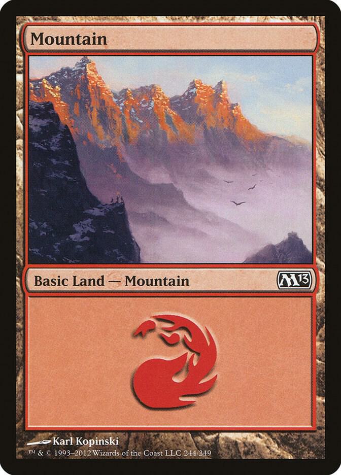 Mountain (244) card image