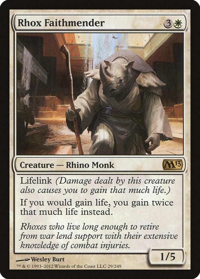 Rhox Faithmender card image