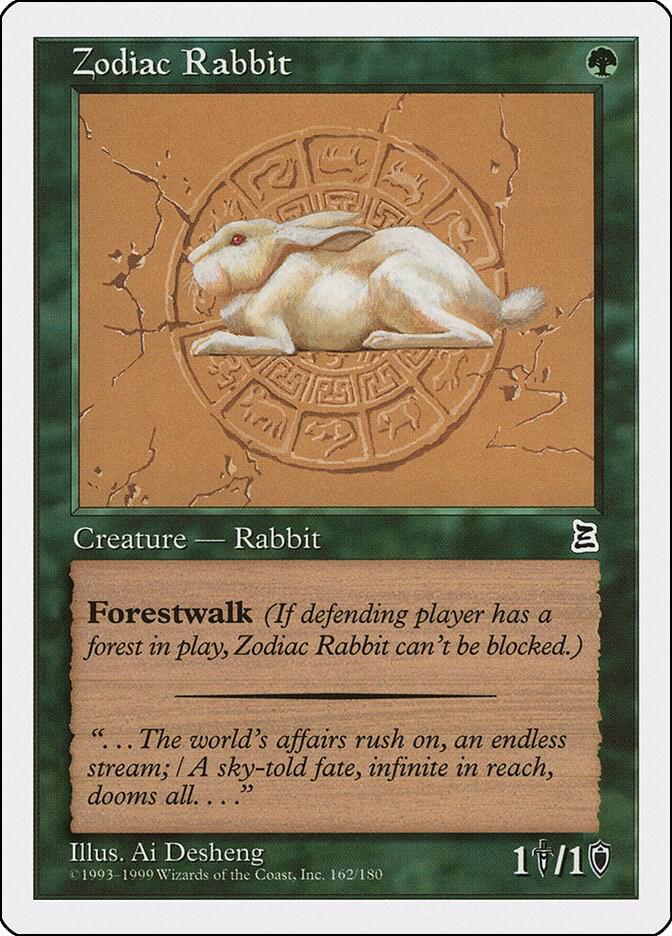 Zodiac Rabbit card image