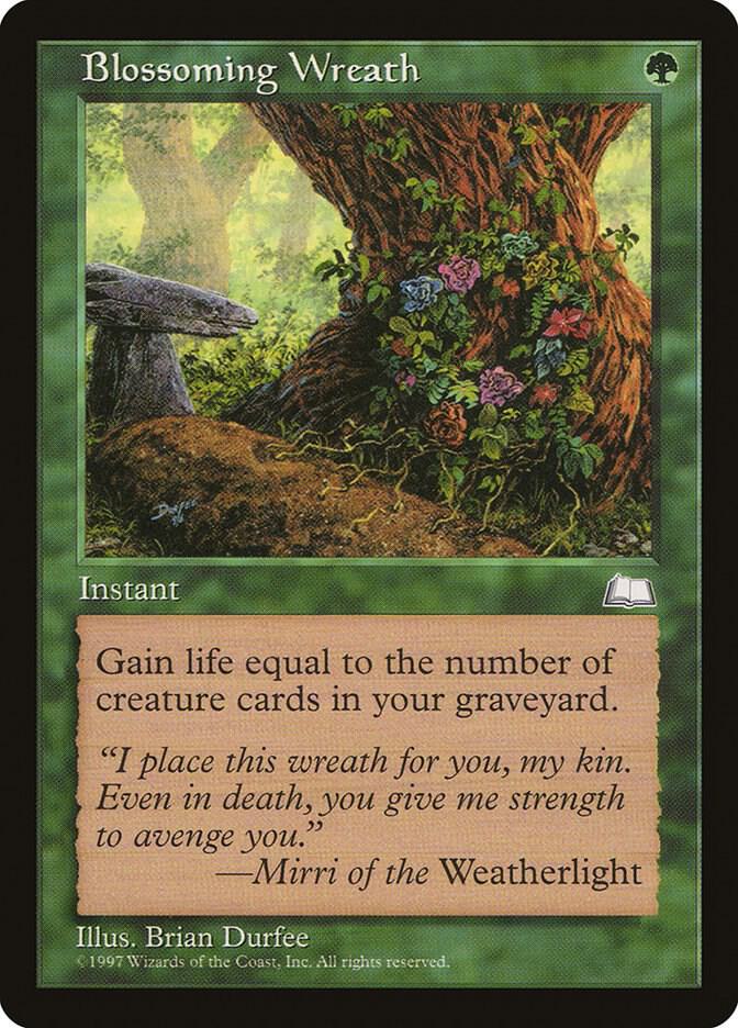 Blossoming Wreath card image