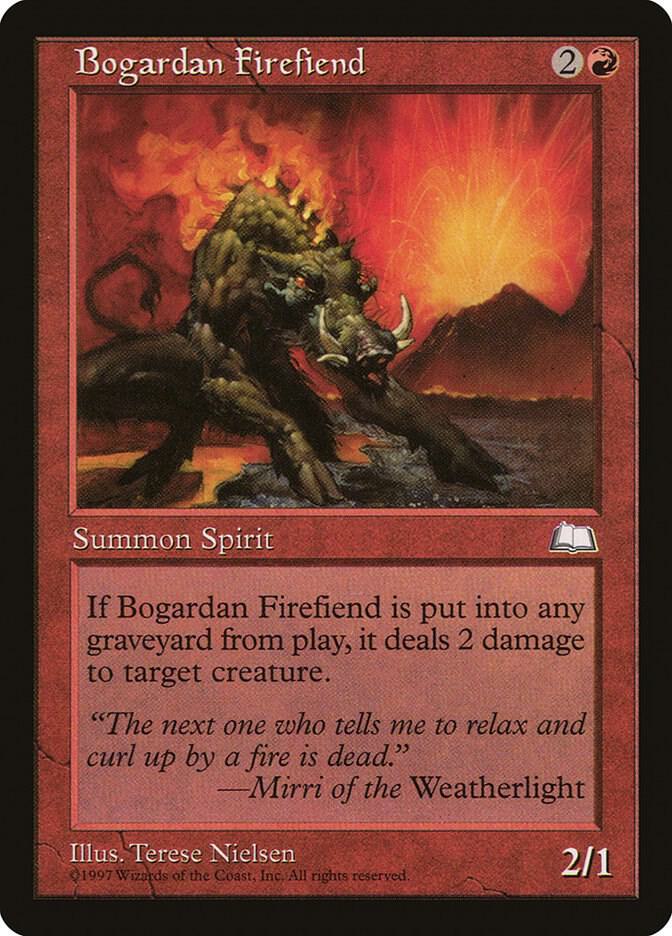 Bogardan Firefiend card image