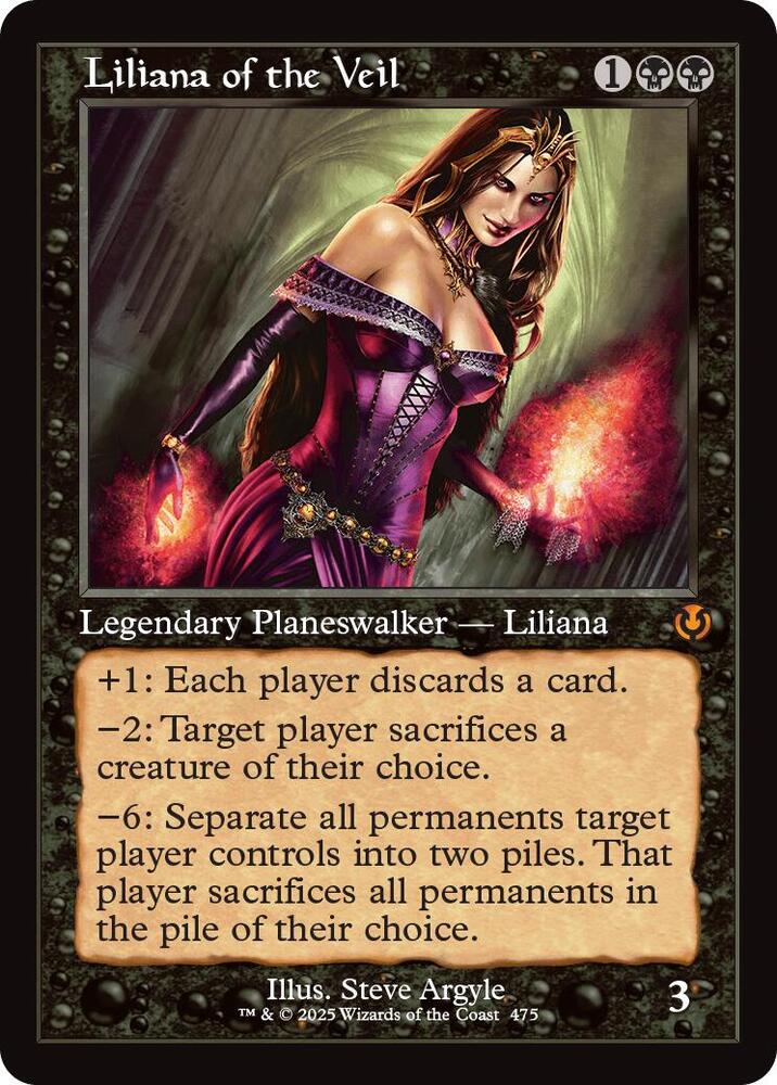 Liliana of the Veil (Retro Frame) card image