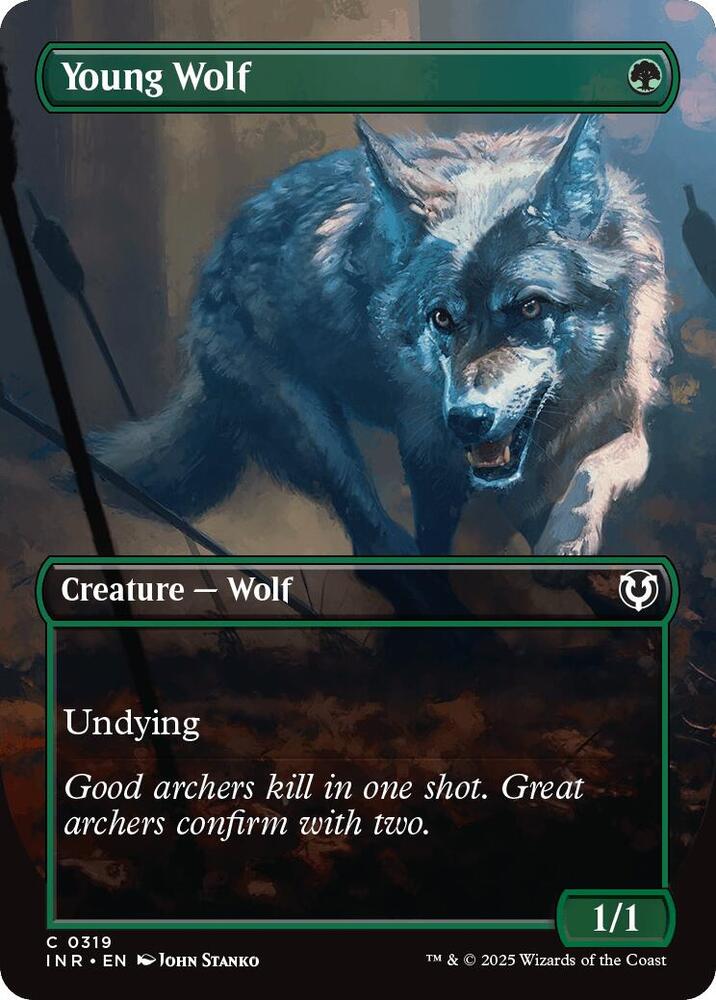 Young Wolf (Borderless) card image
